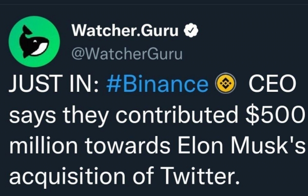 «Птичка свободна»: Илон Маск официально стал владельцем Twitter, а Binance инвестировала в сделку